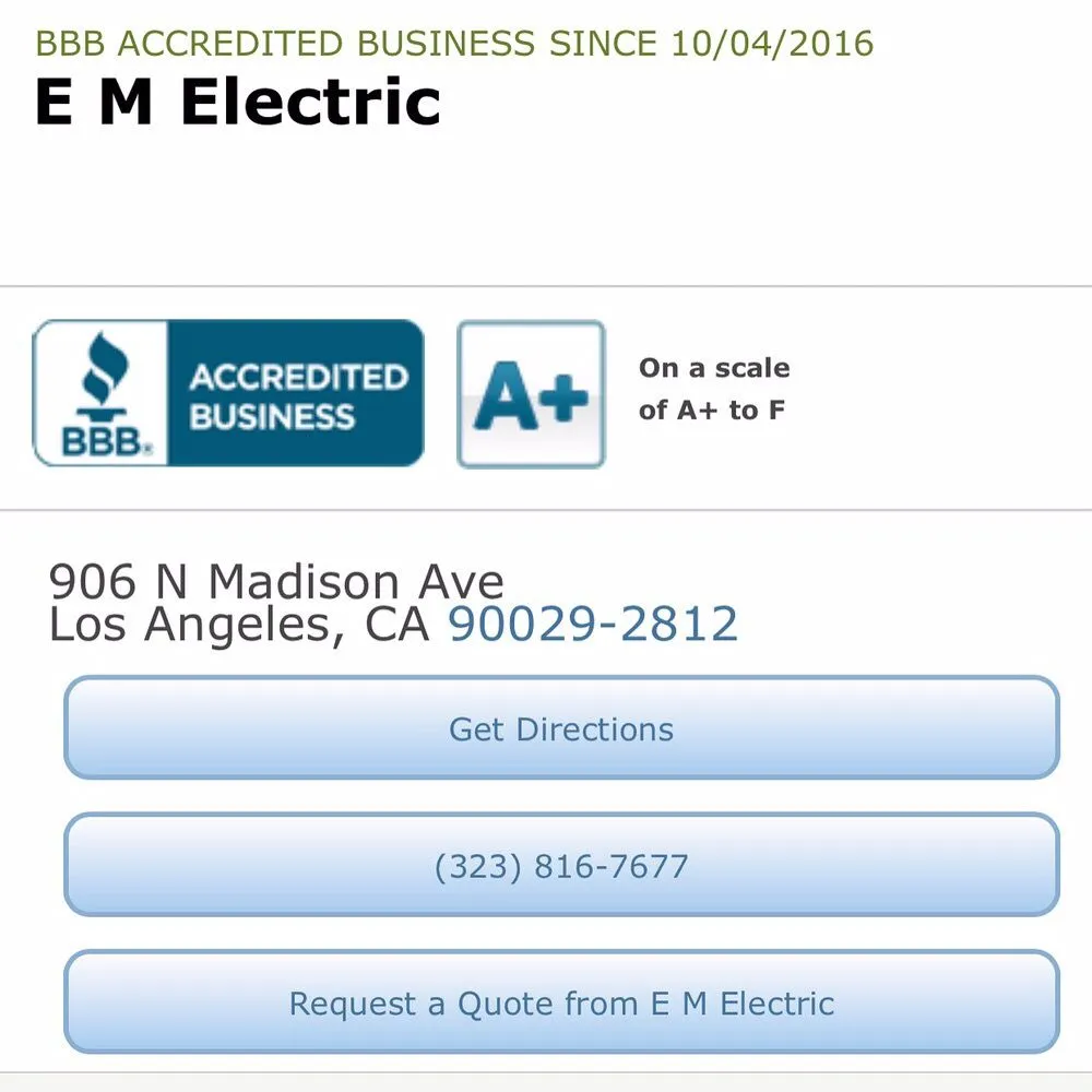 Slide of E M Electric