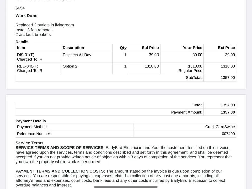 Slide of EarlyBird Electric