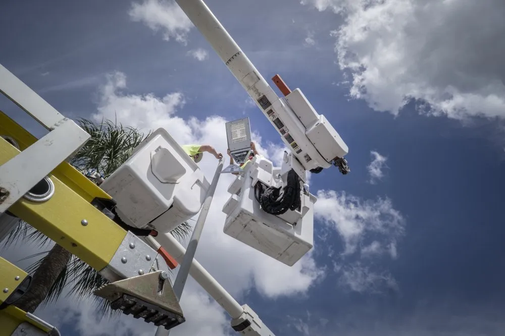 Slide of East-West Electric