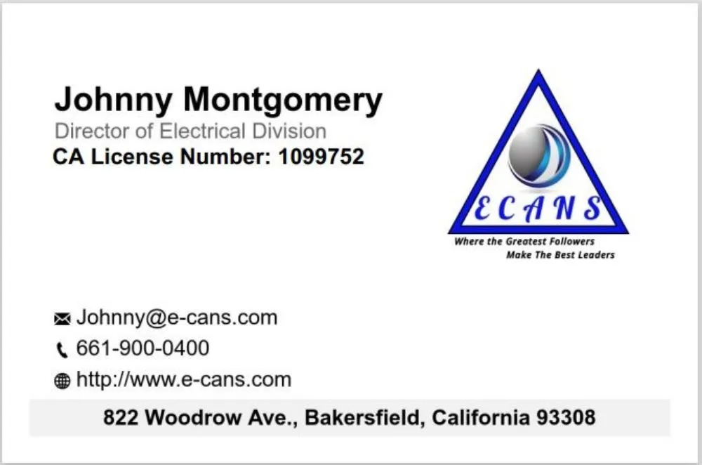 Slide of ECANS Electrical Contractors