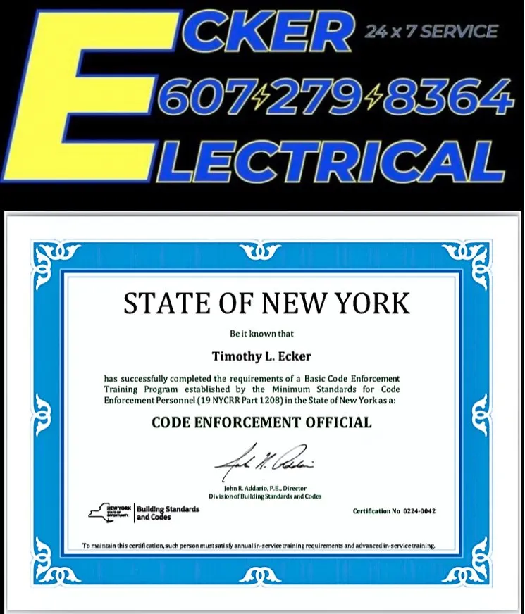 Slide of Ecker Electrical