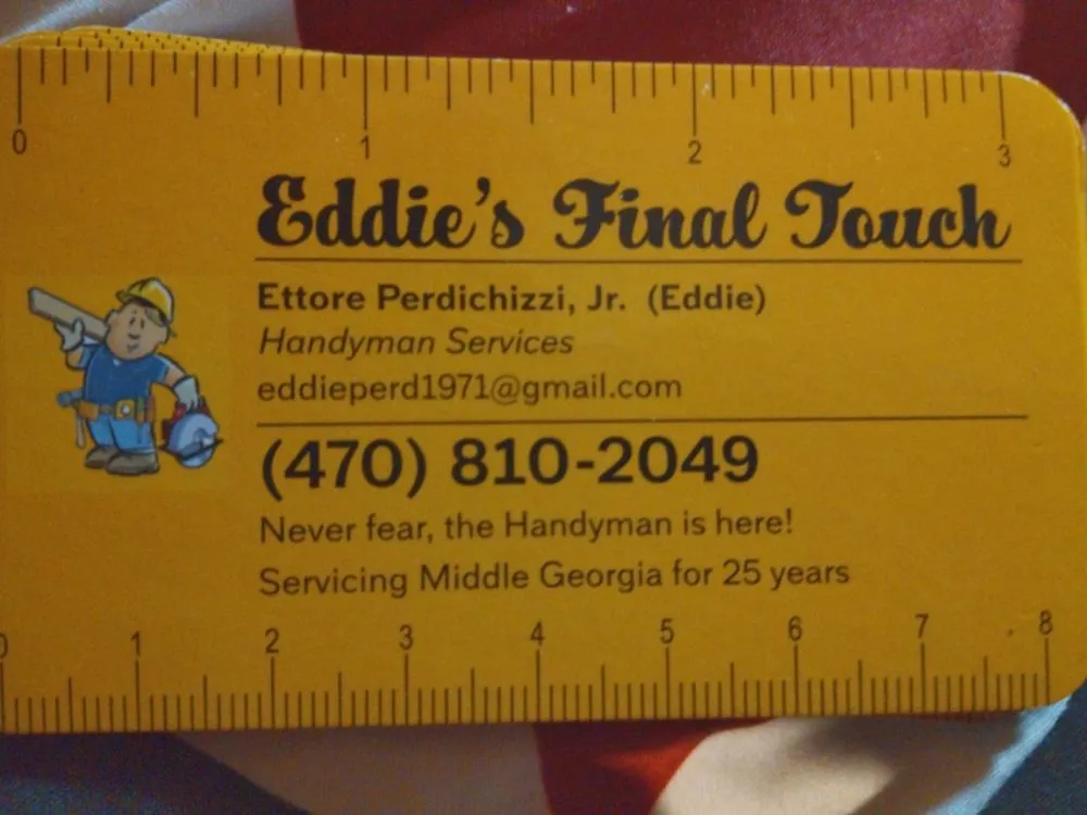 Slide of Eddie's Final Touch