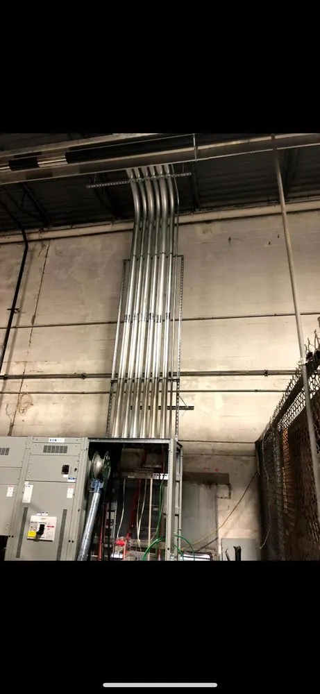 Professional electrician providing emergency electrical service in ,