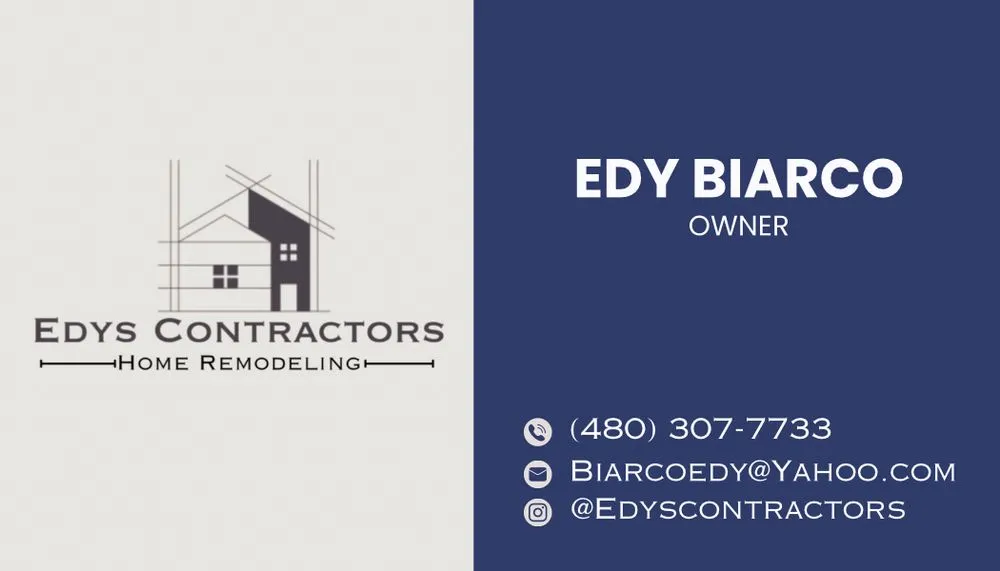 Slide of Edys Contractors