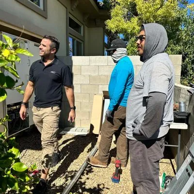 EE and C Solar and Electrical Logo