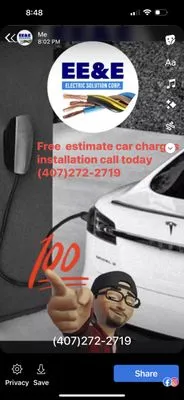 EE&E Electric Solution Logo