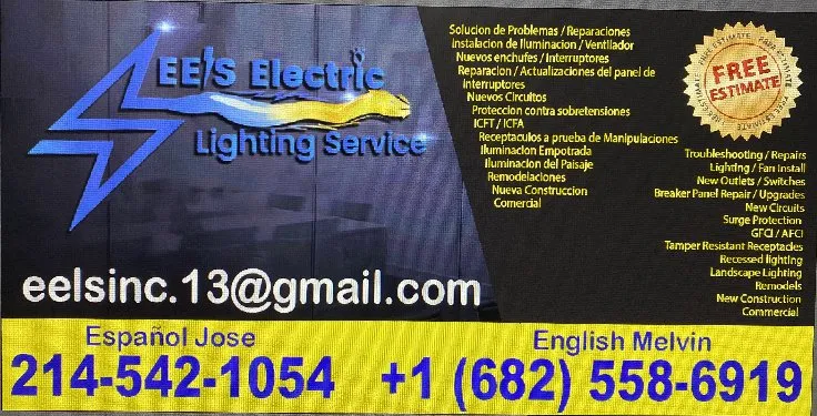 Slide of Eels Electric Lighting Service