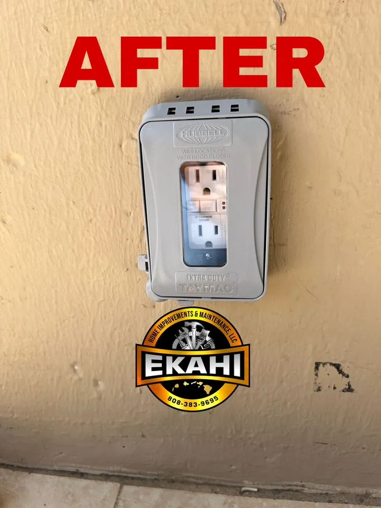 Emergency outlet and switch repair service in ,  - EKAHI Home Improvements and Maintenance