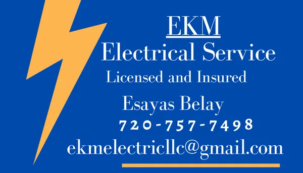 EKM Electric Contractor Logo