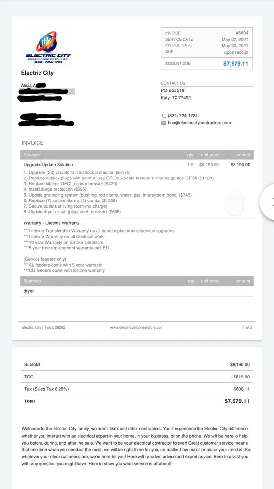 Slide of Electric City