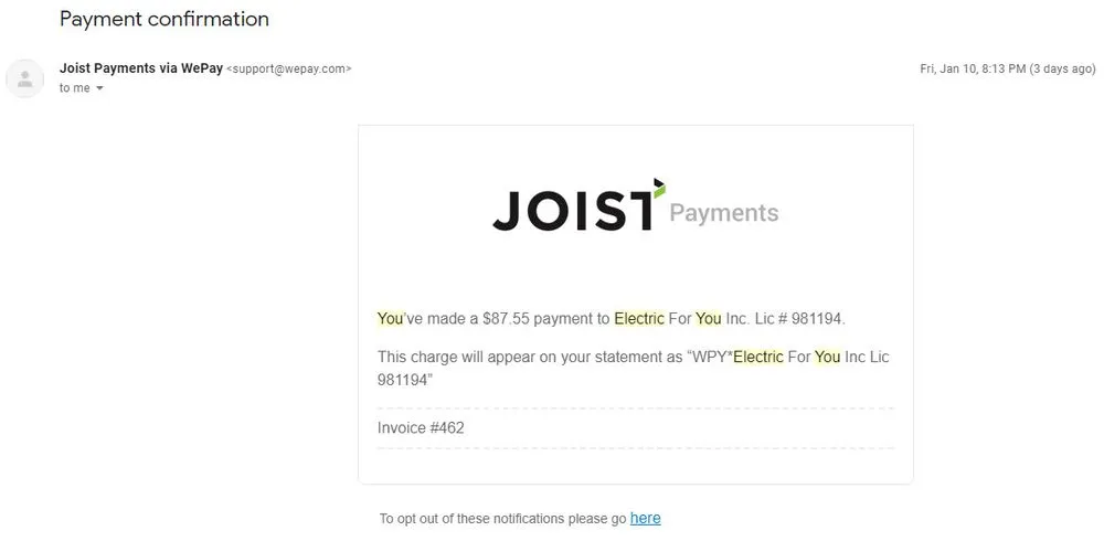 Slide of Electric For You