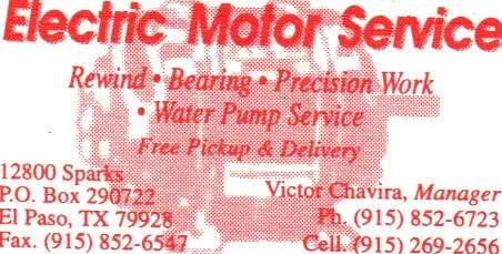 Slide of Electric Motor Service