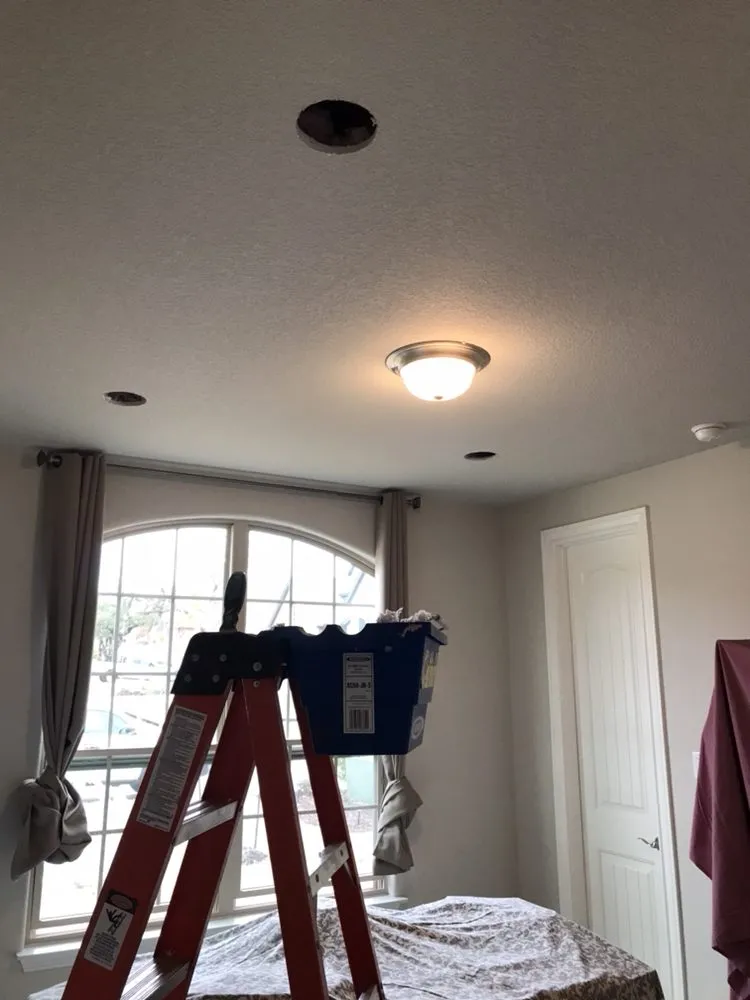 Expert electrician providing panel upgrade in ,