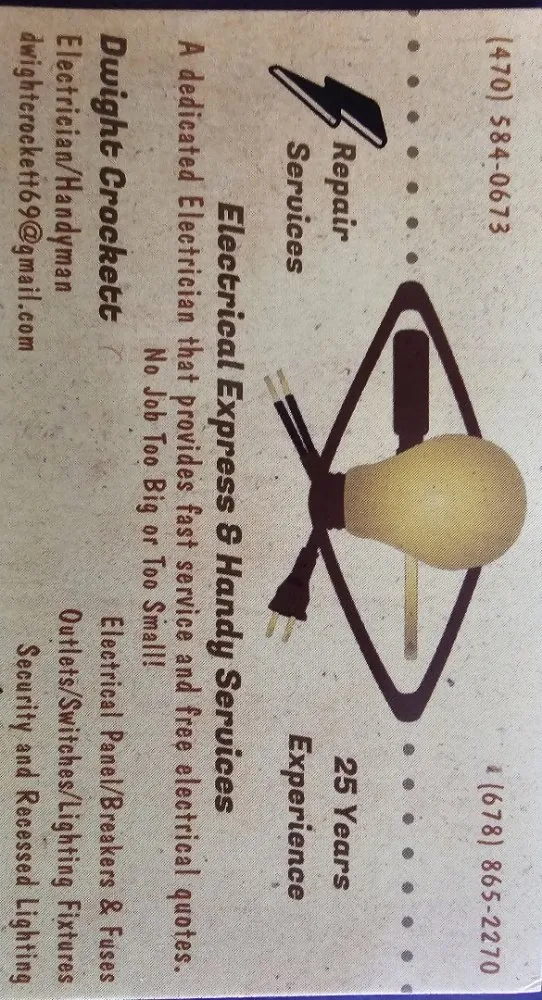 Slide of Electrical Express And Handy Services