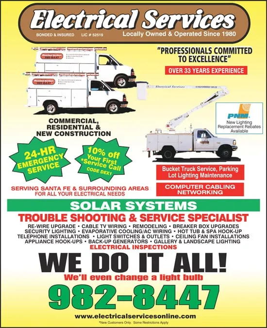 Slide of Electrical Services