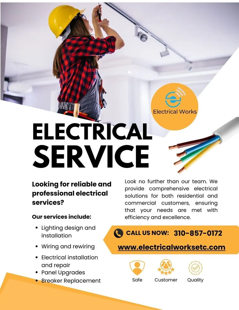 Slide of Electrical Works Etc