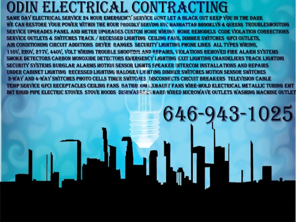 Slide of electrician New York City NYC