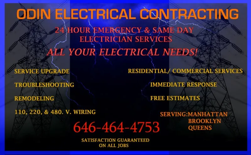 Slide of electrician New York City NYC