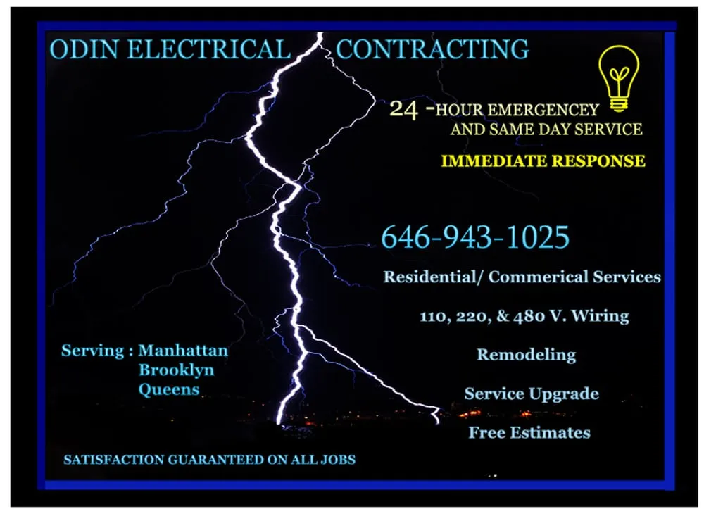 Slide of electrician New York City NYC