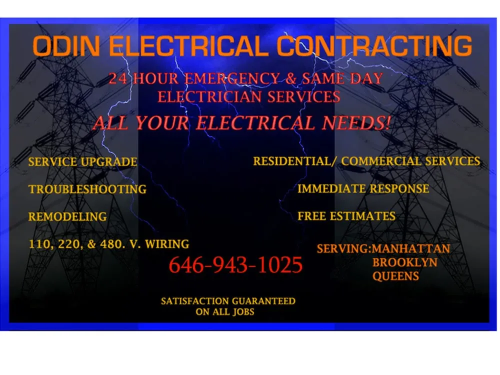 Slide of electrician New York City NYC