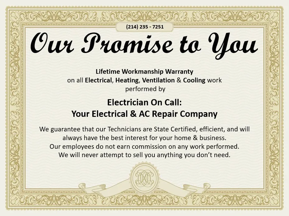 Slide of Electrician On Call