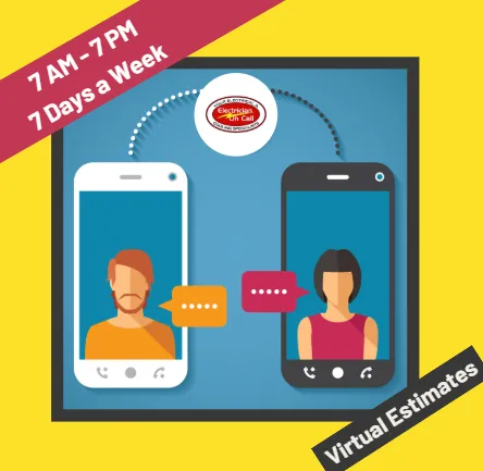 Slide of Electrician On Call