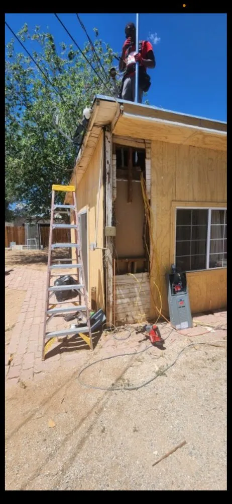 Slide of Electricians On A Mission