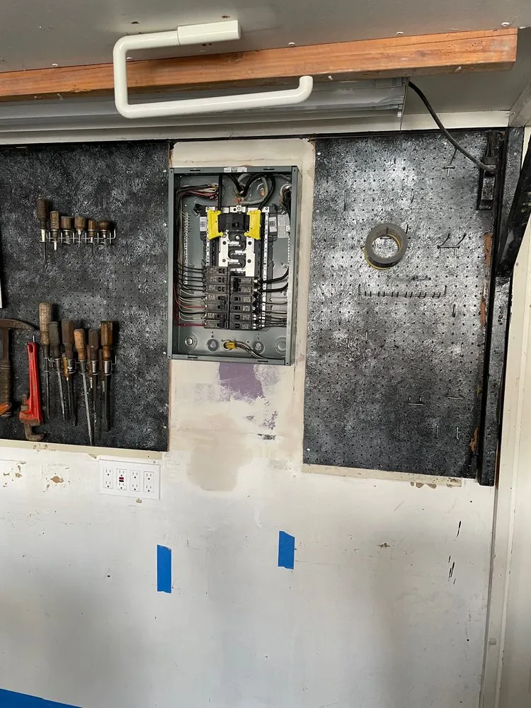 Slide of Electricians On Duty