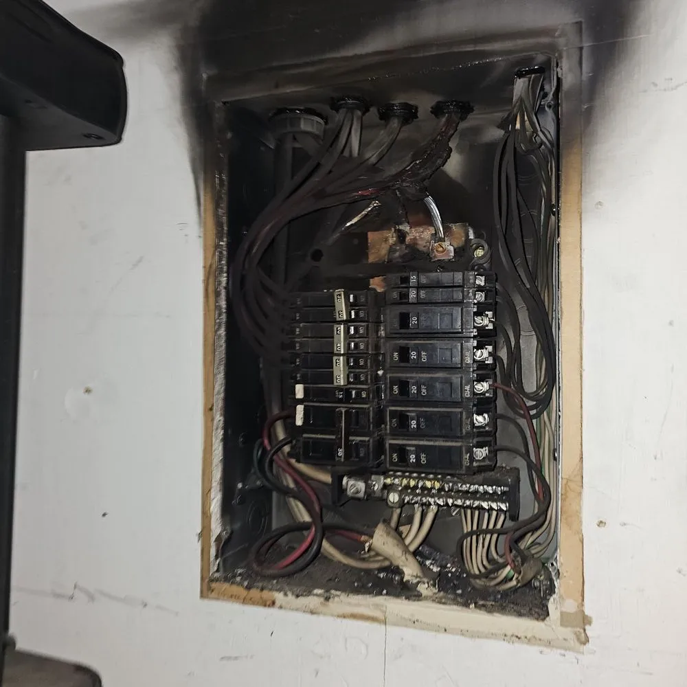 Slide of Electricians On Duty