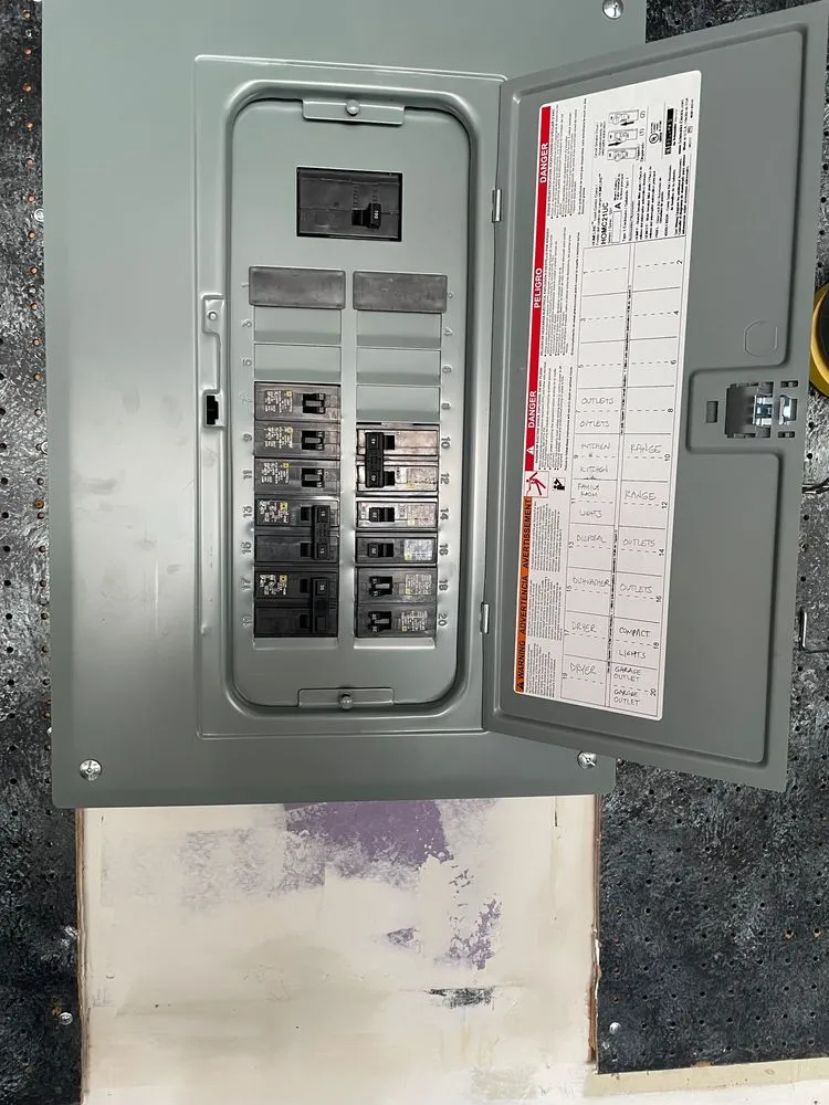 Slide of Electricians On Duty