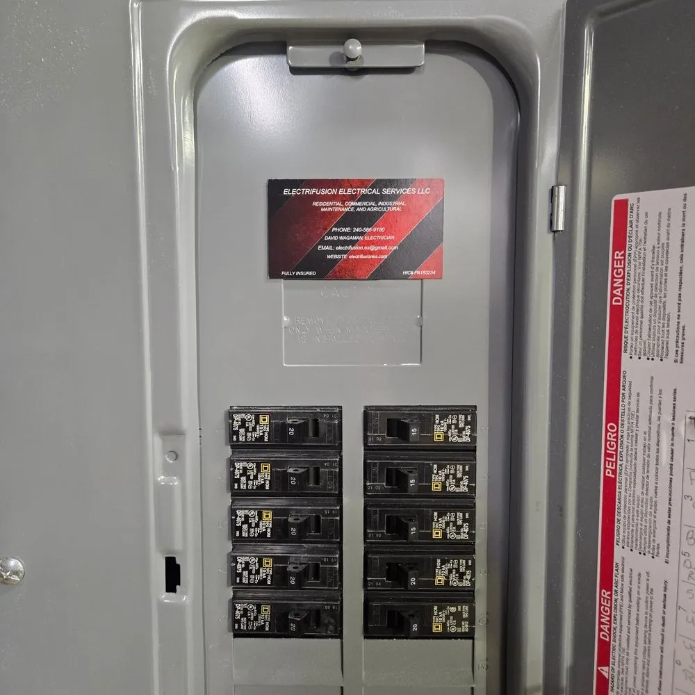 Slide of Electrifusion Electrical Services