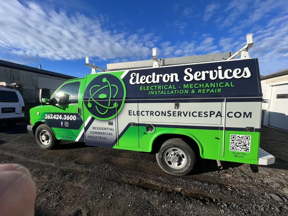 Slide of Electron Services