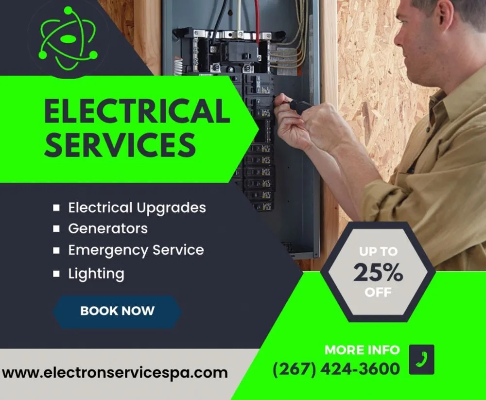 Slide of Electron Services