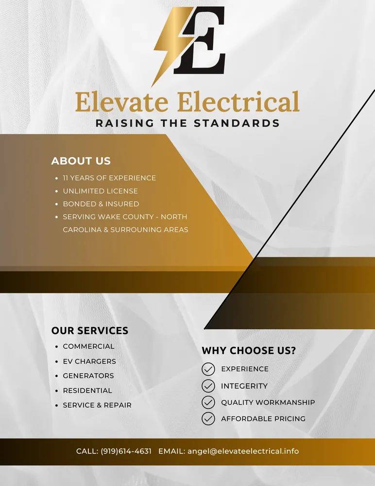 Slide of Elevate Electrical