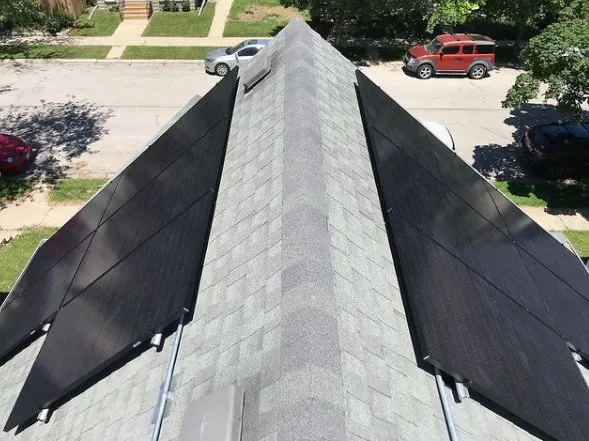 Slide of Elevated Solar and Electric