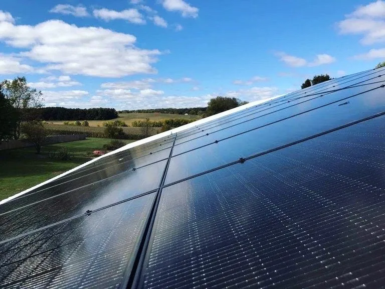 Slide of Elevated Solar and Electric