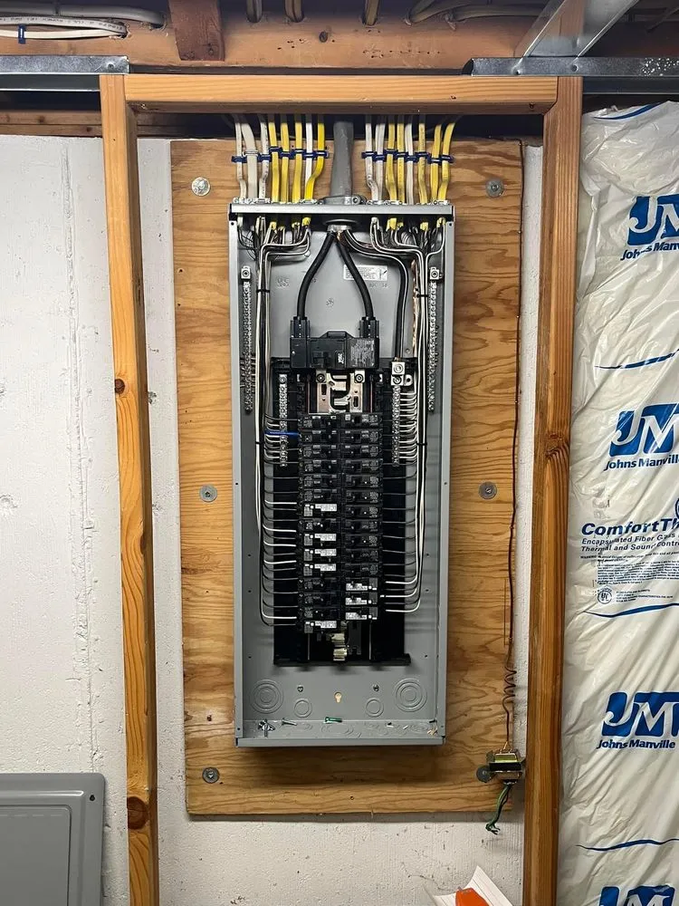 Licensed electrical service for homes in wiring installation,  by 