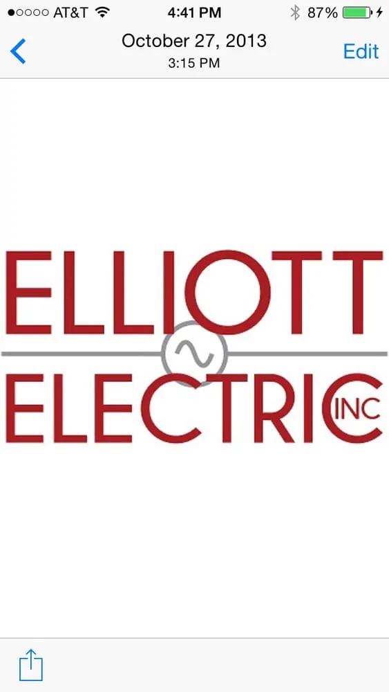 Slide of Elliott Electric