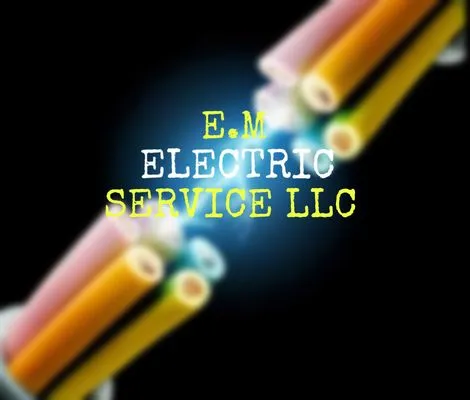 E.M Electric Service Logo