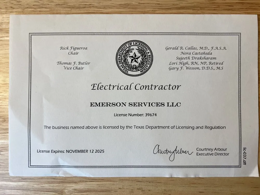 Professional panel upgrade in ,  by Emerson Services