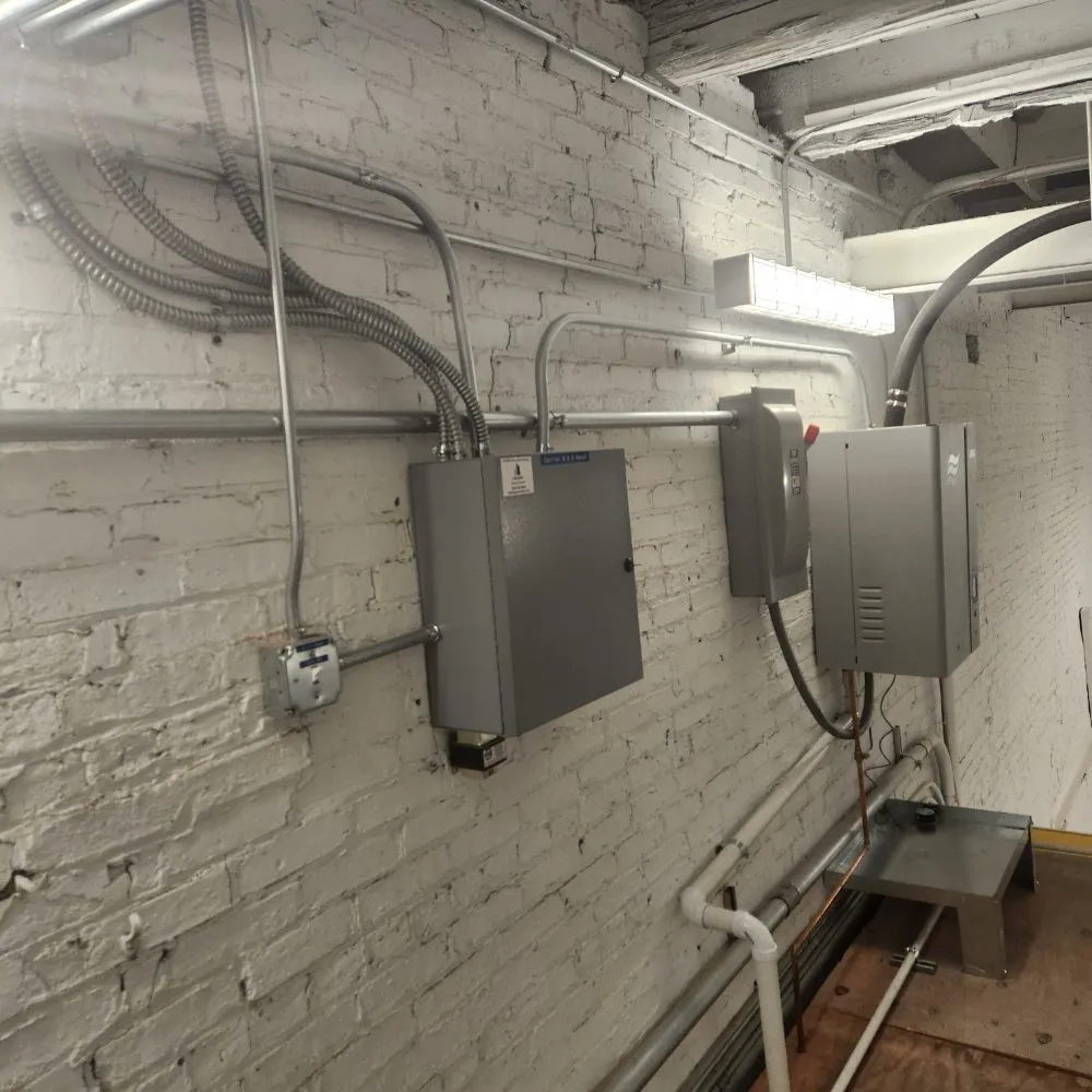 Professional electrical service for homes in panel upgrade, by