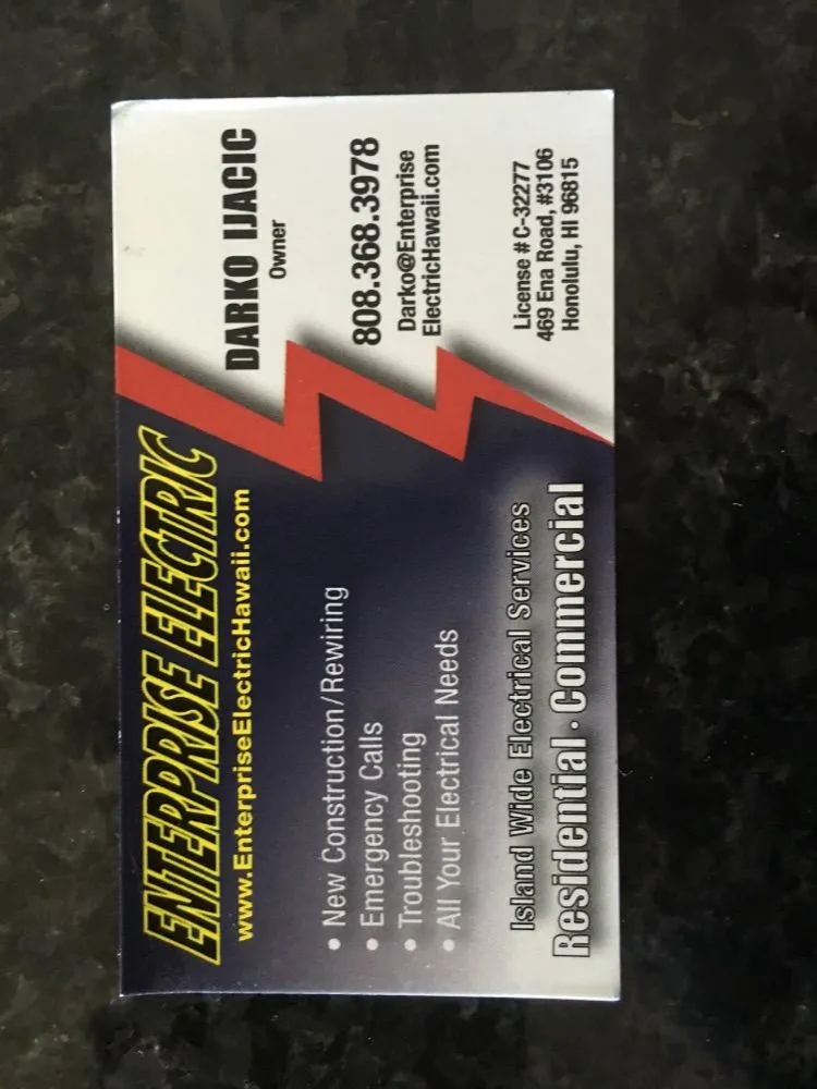 Slide of Enterprise Electric