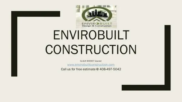 Slide of EnviroBuilt Construction