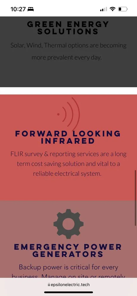 Slide of Epsilon Electric