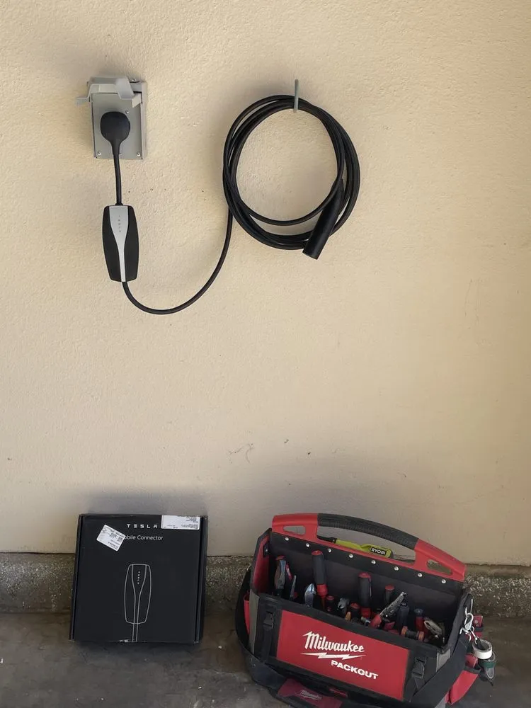 Professional electrician providing panel upgrade in ,