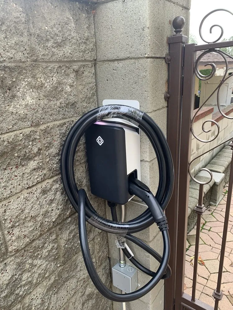 Slide of EV Charger Services