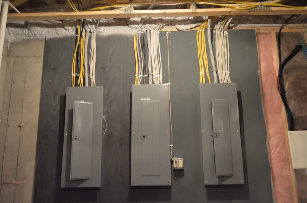 Affordable electrical service for homes in wiring installation,  by 