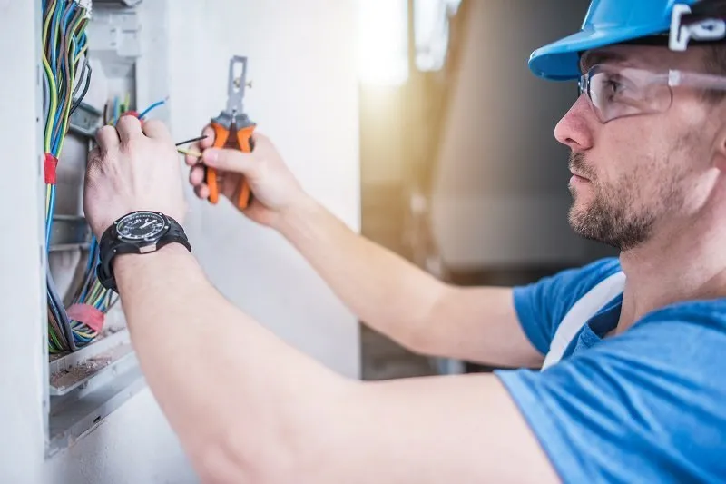Certified electrical service for homes in outlet and switch repair, by