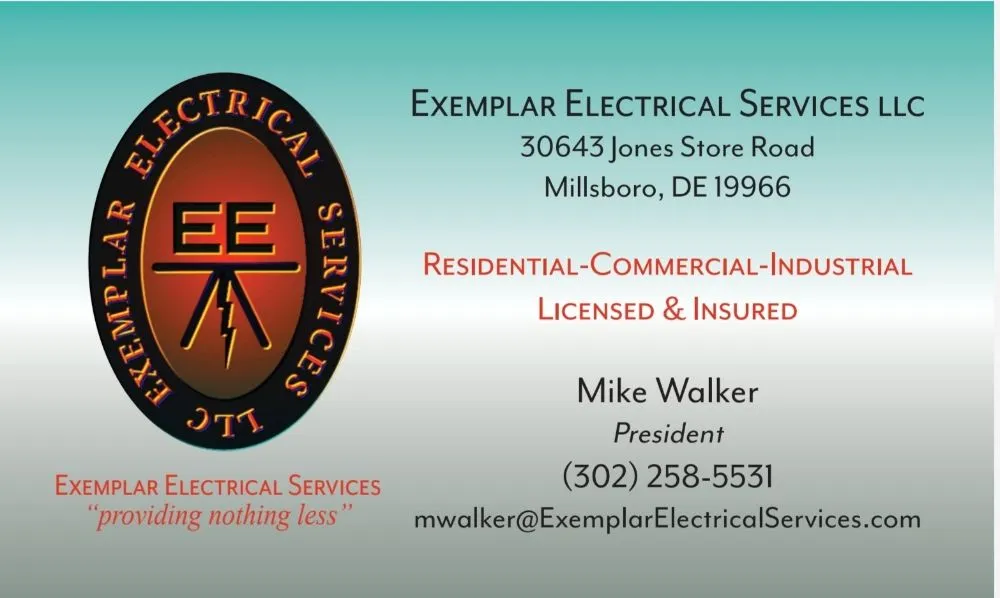 Slide of Exemplar Electrical Services