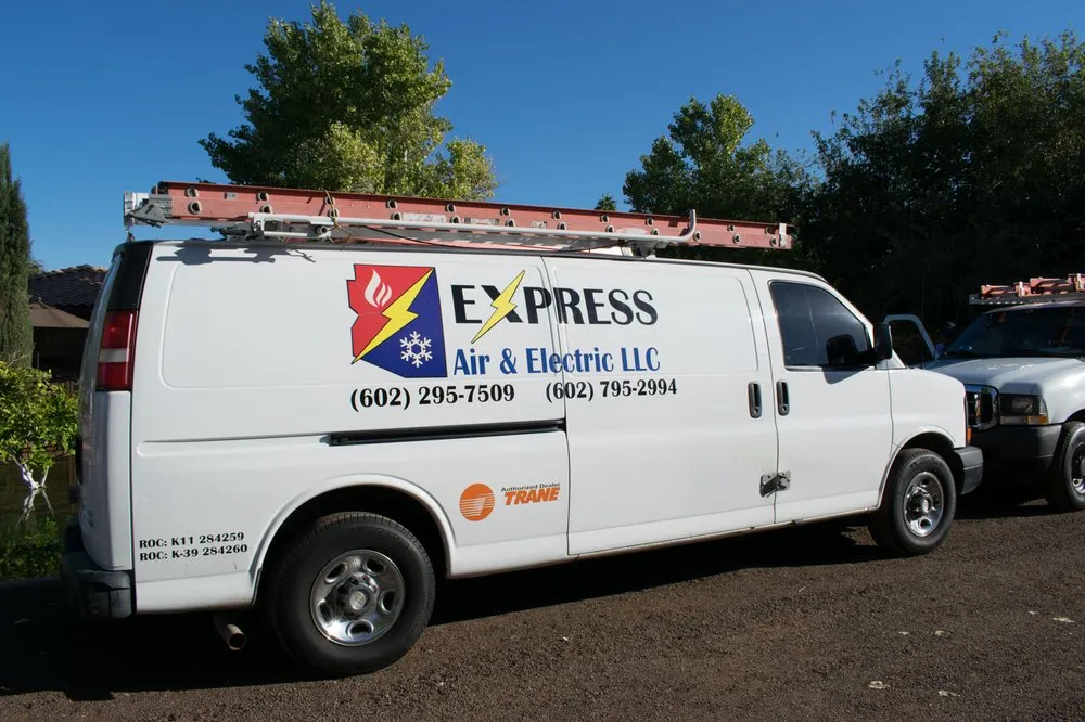 Slide of Express Air & Electric